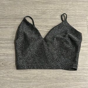 Glitter Cropped Cami
